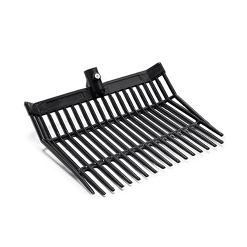 LICG-Manure Fork Replacement Head, Pitchfork Head, Horse Manure Rake, For Picking Up Manure, Plastic Fork Replacement Head