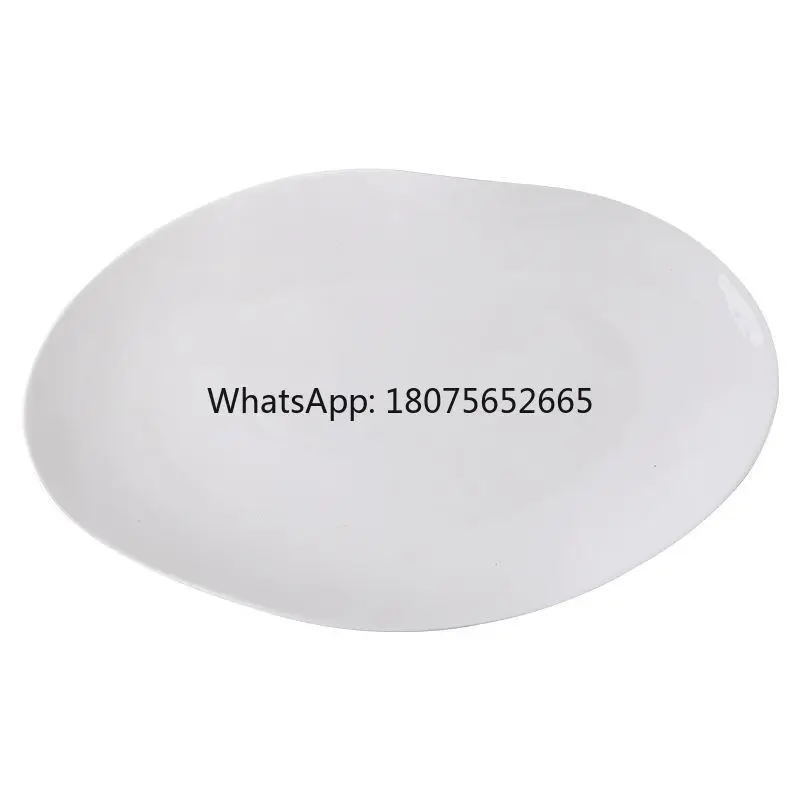 Creative restaurant-style steaming plate - new, large-sized design for home use
