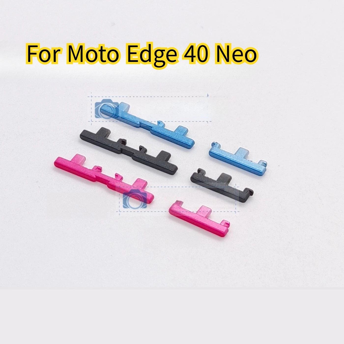 For Moto Edge 40 Neo Power Volume Button On Off Up Down External Side Key Flex Cable Parts