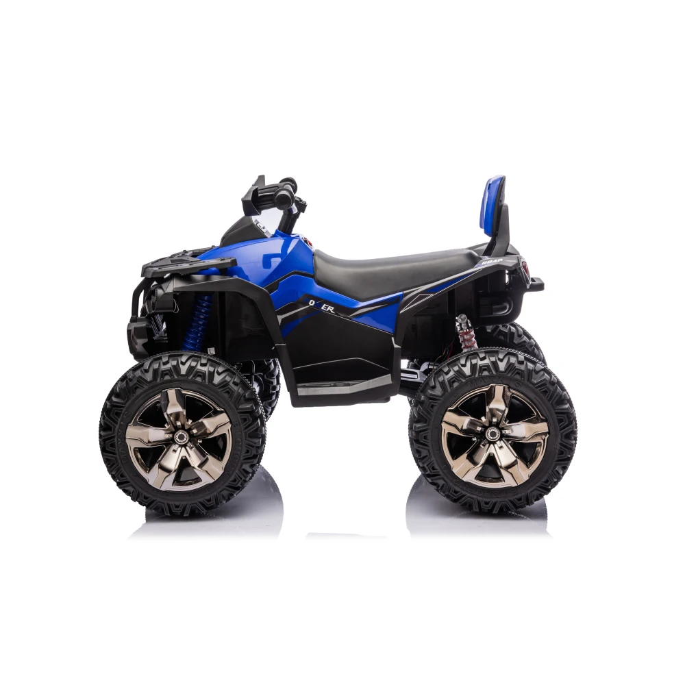 ATV para niños de 4 ruedas, juguete para niños de 24 V para niños grandes con Bluetooth, motor de 800 W, rosa