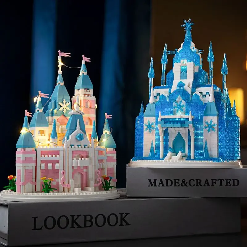 الخيال الأميرة القلعة اللبنات نموذج مجموعات DIY الطوب تجميعها الكلاسيكية الإبداعية فيلا منزل حديقة الاطفال DIY اللعب الهدايا #3