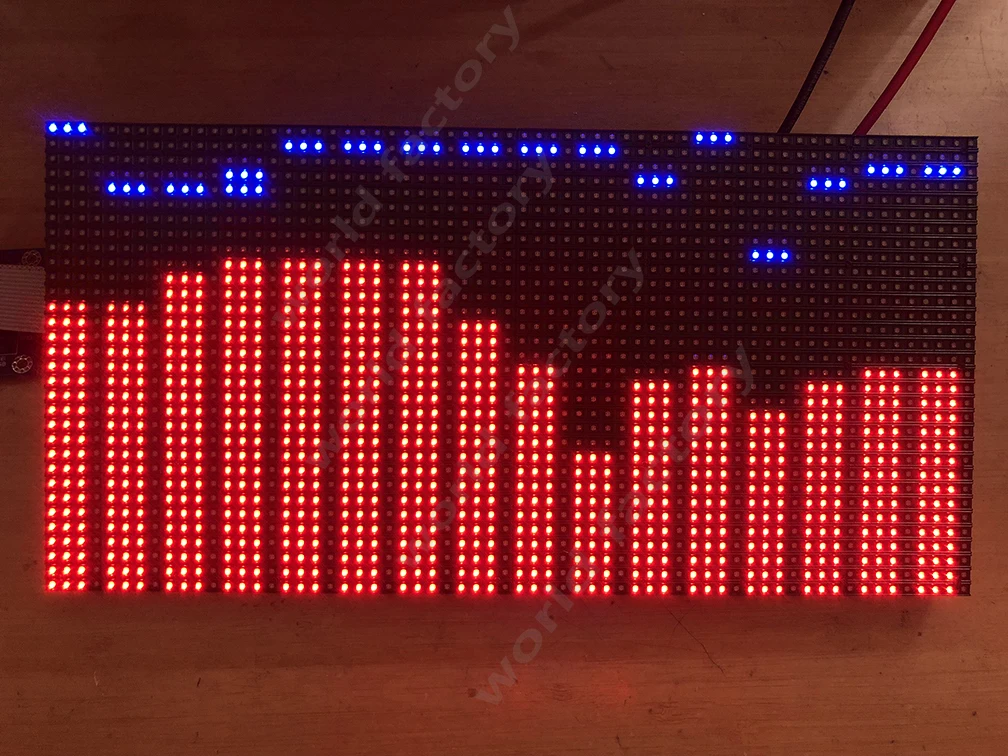 AS3264 Full Color RGB Music Spectrum Audio Display LED Rhythm RGB Ambient Light DIY Sound Level