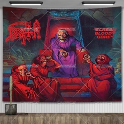 Angles Old Deaths Mental Rock Band Polyester Tapestry Printed Home And Garden Flags Hippie Tapestries For Bedroom Decoration