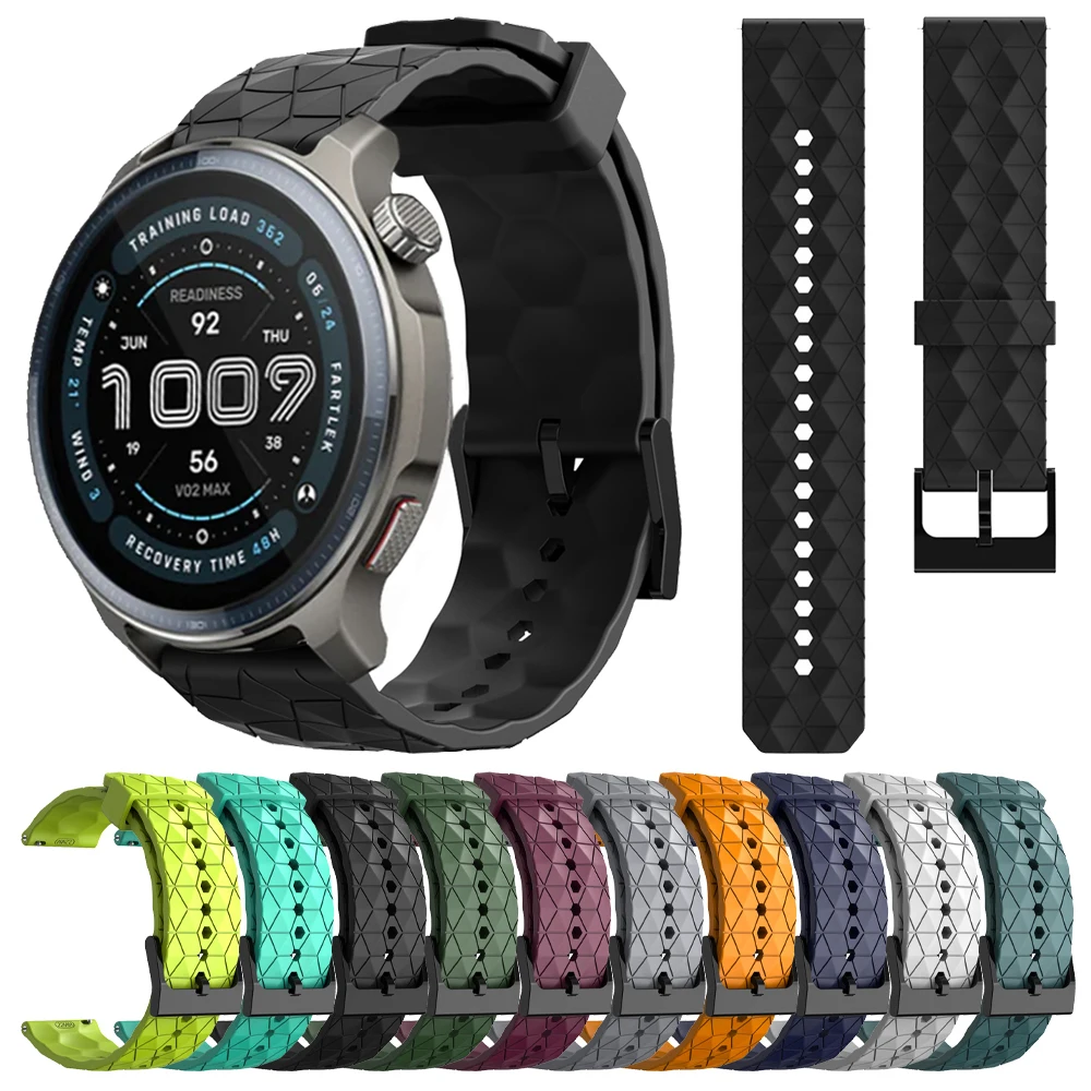 Sport-Silikonarmband für Huami AMAZFIT Balance 2/GTR 4 3 Pro 47 mm 42 mm Band AMAZFIT GTS 4 3 2e BIP 6 5 Active 2 Huawei Armband