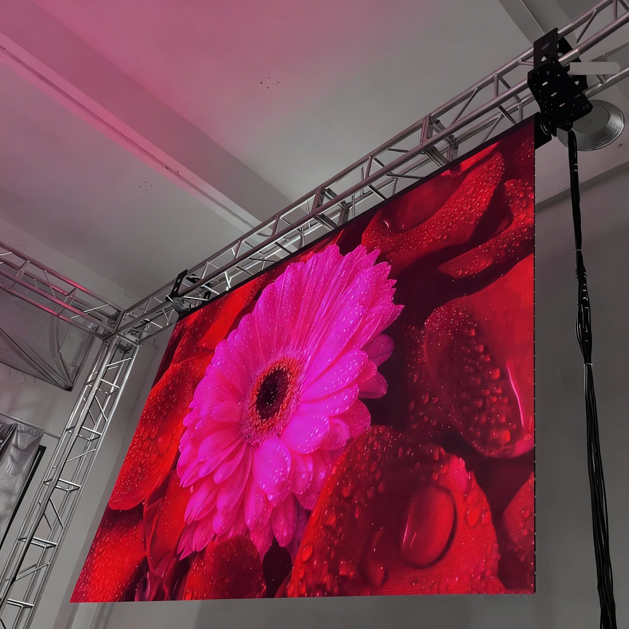 Full Color LED Roller Shutter Screen Ultra Thin HD Foldable Mall Exhibition Advertising Display