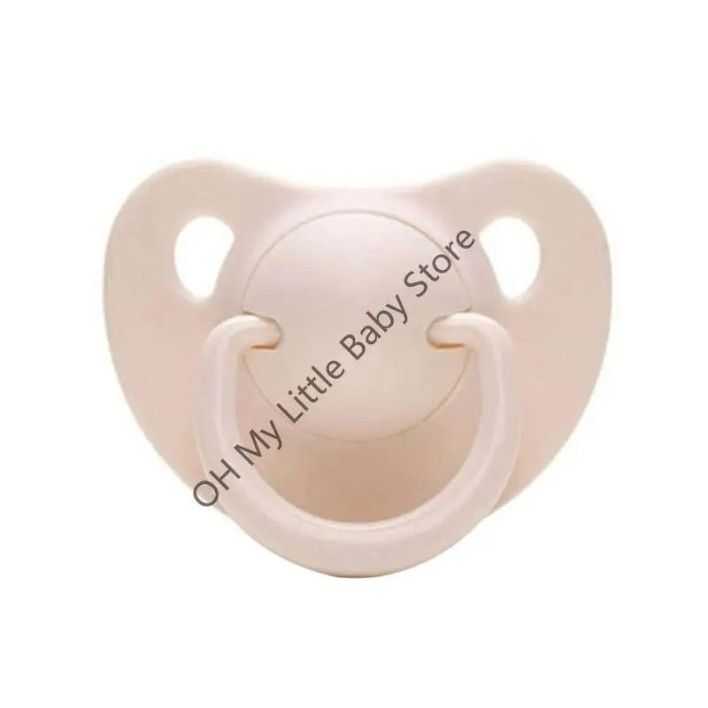 

M76C Soft Silicone Adult Pacifier Realistic Nipple Designing Soother Adult Soothing Toy for Stress and Anxiety Management