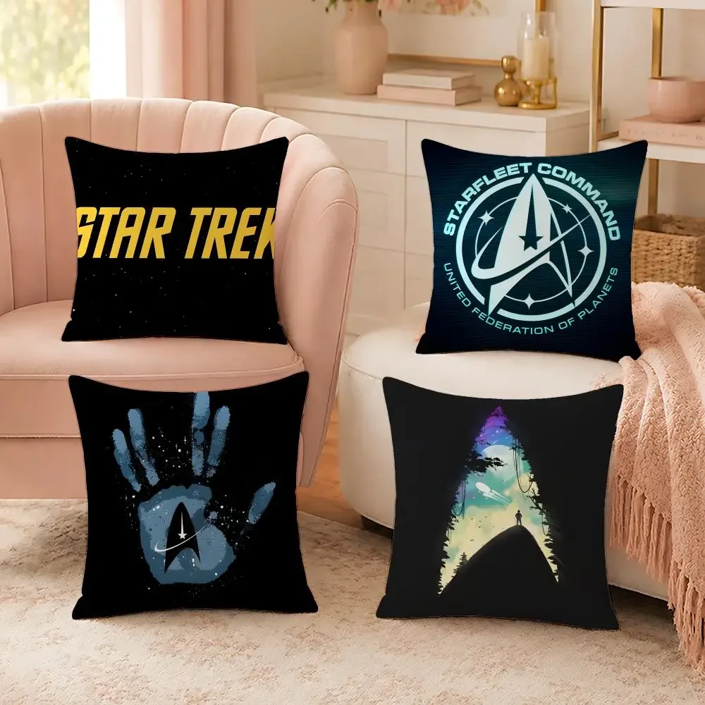 Classic TV Series Star Trek Cushion Cover Custom Plush Pillow Cover Soft Cloud Comfort for Sofa Bed Couch