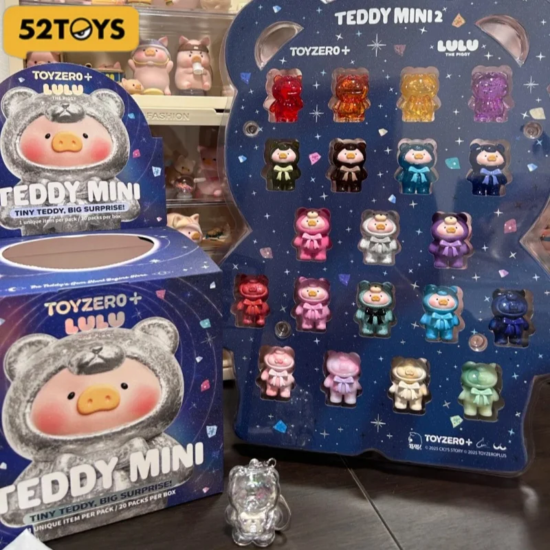 

52TOYS Lulu The Piggy Teddy Mini Series Blind Box: Коллекционная аниме-фигурка-свинка в закрытой коробке, милая аниме-фигурка, декор для рабочего стола, подарок, игрушка