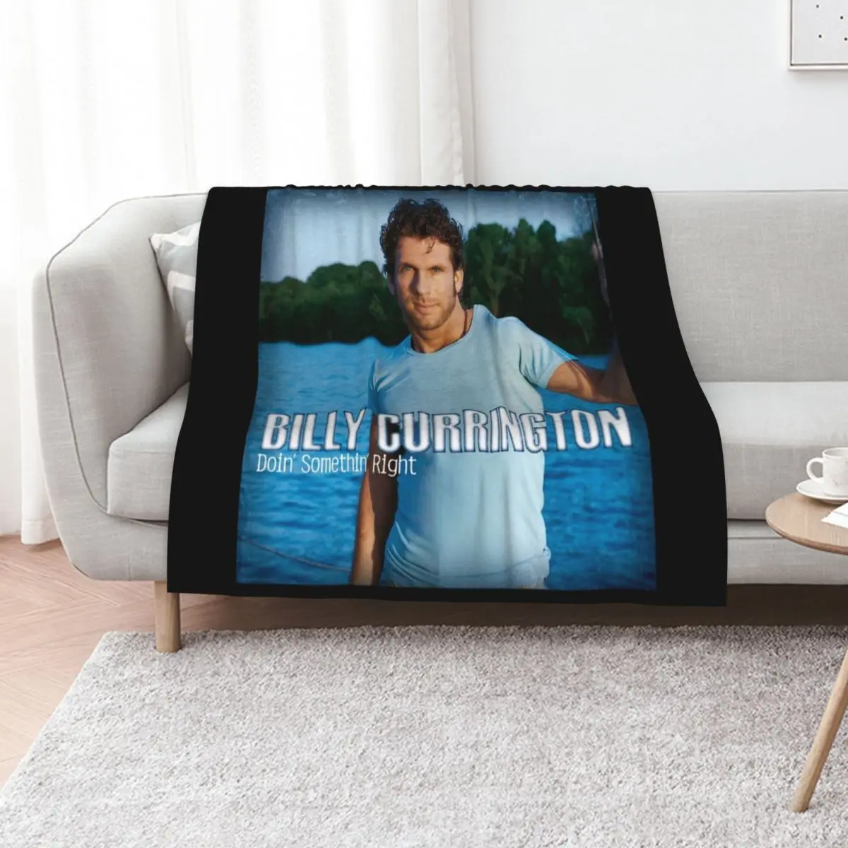 

Billy currington doin somethin right Throw Blanket christmas gifts Bed linens Custom Hairy Blankets