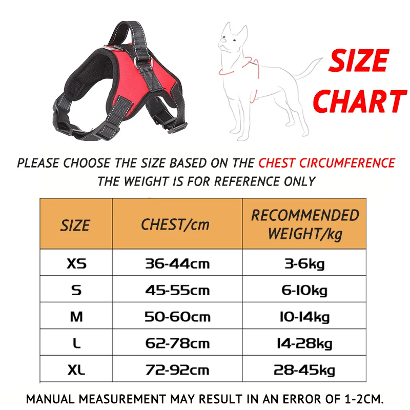 개 하네스 반사 조절 가능 애완 동물 하네스 당기지 않음 걷기 훈련 소형 중형 대형 대형견 가슴 스트랩 애완 동물 액세서리