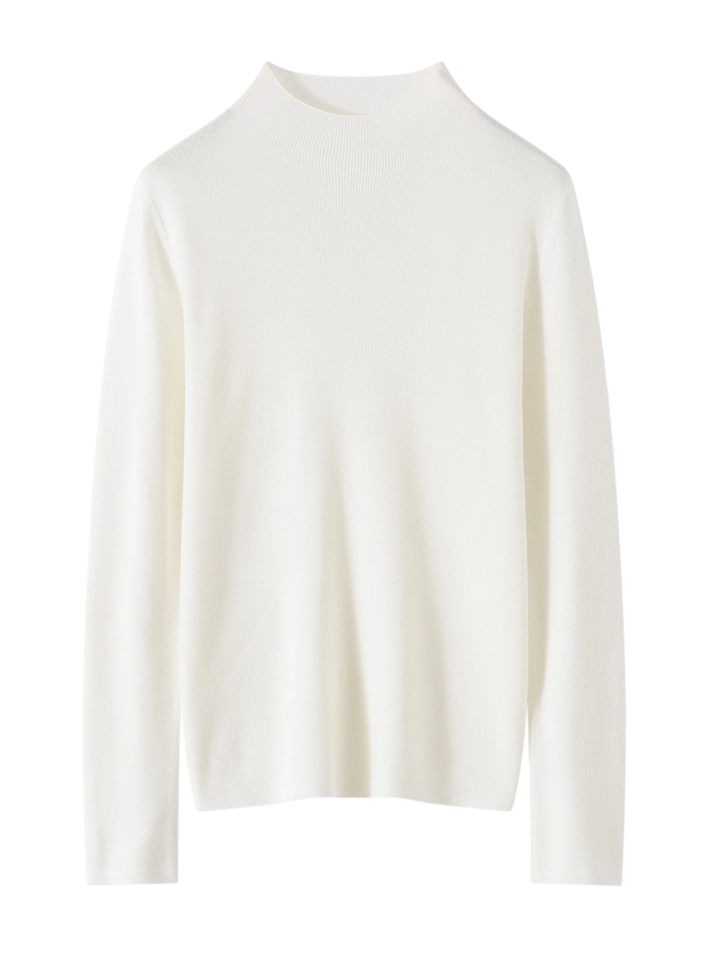 New Women's Wool Blend Sweater 2026 Spring Knitwear Slim Pullover Lady Blouse Long Sleeve Clothing Spinning Tops Female Jersey