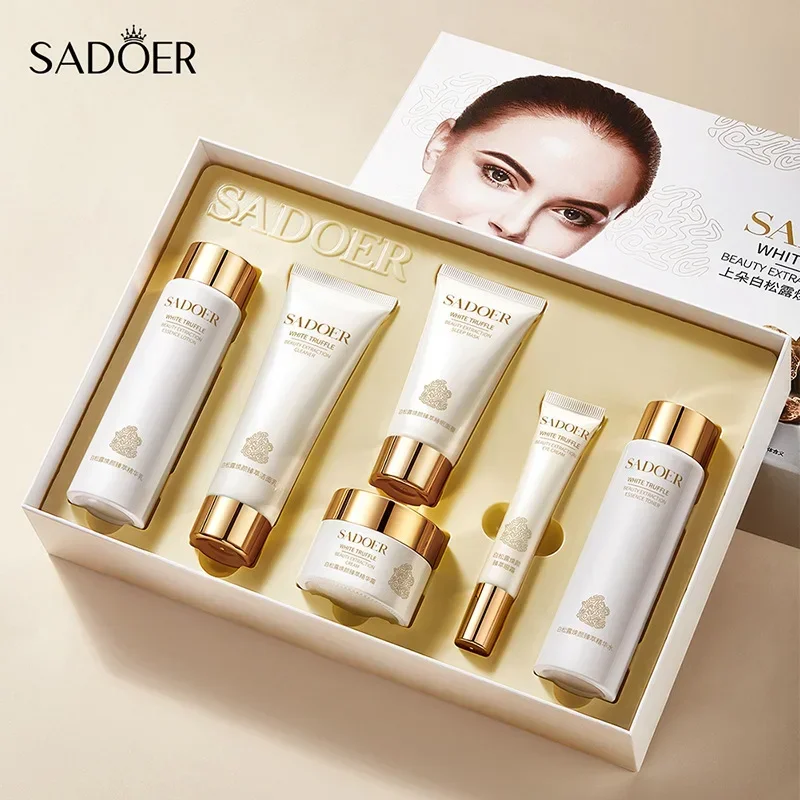 White Truffle Radiance and Essence Six-piece Set of Moisturizing, Brightening and Firming Skin Care Products