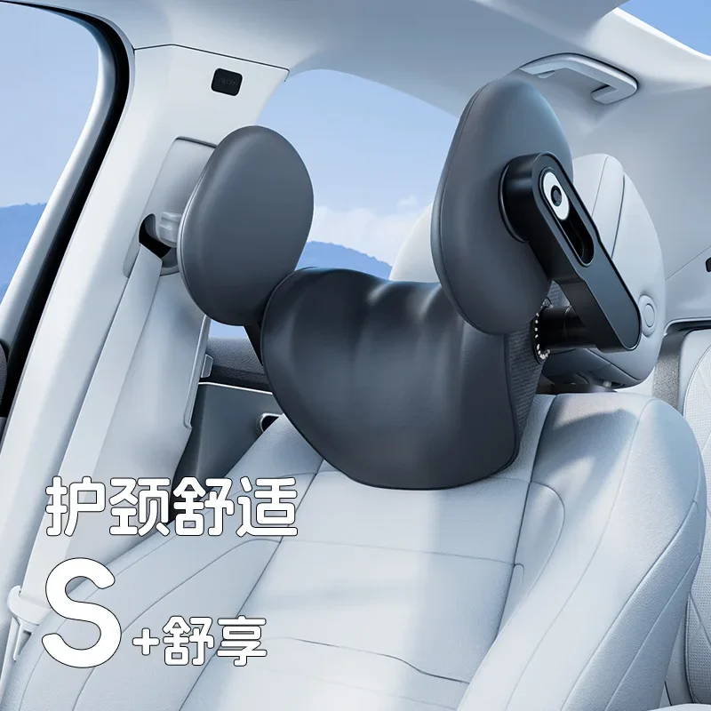 A06 Custom Zero Gravity Car Pillow, Ergonomic Floating Neck Care Headrest, Gentle Head and Neck Fit Cushion for Vehicle Seats