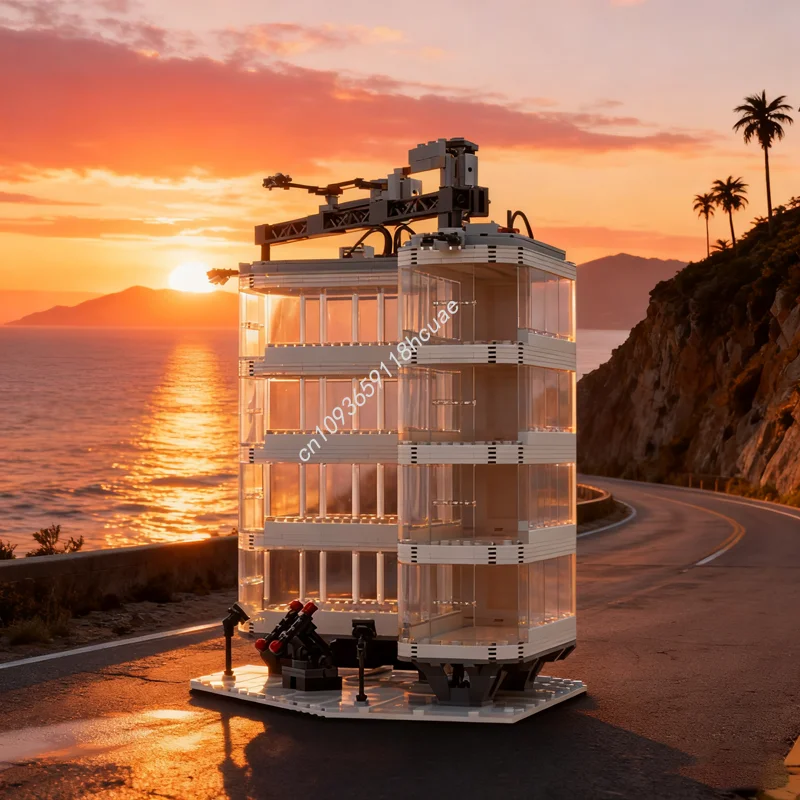 1879 قطعة MOC بطل السرعة موسيو ديل نموذج سيارة اللبنات لعبة العمارة لتقوم بها بنفسك هدايا عيد الميلاد فكرة الطوب الاطفال #1