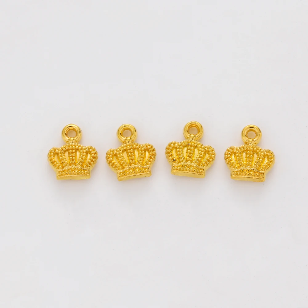 140pcs crown Craft Supplies Charms Pendants for DIY Crafting Jewelry Findings Making Accessory 843