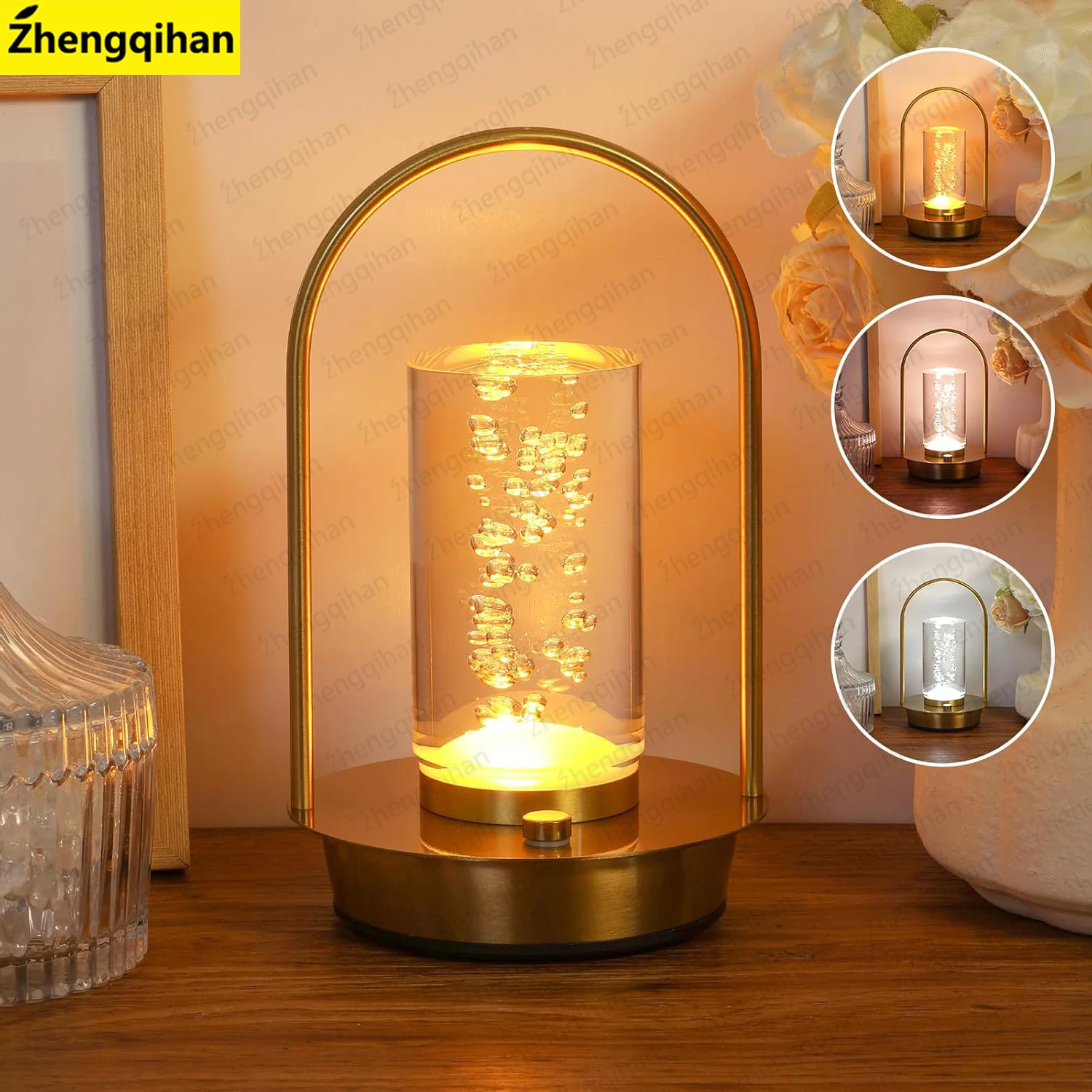 

LED Table Lamp USB Rechargeabl Portable Touch Sensor Desktop Night Light Bedroom Night Light Reading Lamps Decor Light