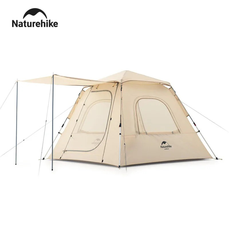  Naturehike 2026 New Ango Automatic Tent Portable Quick Open Picnic Sun Protection Shelter Tents 3-4 Person Hiking Camping Tent