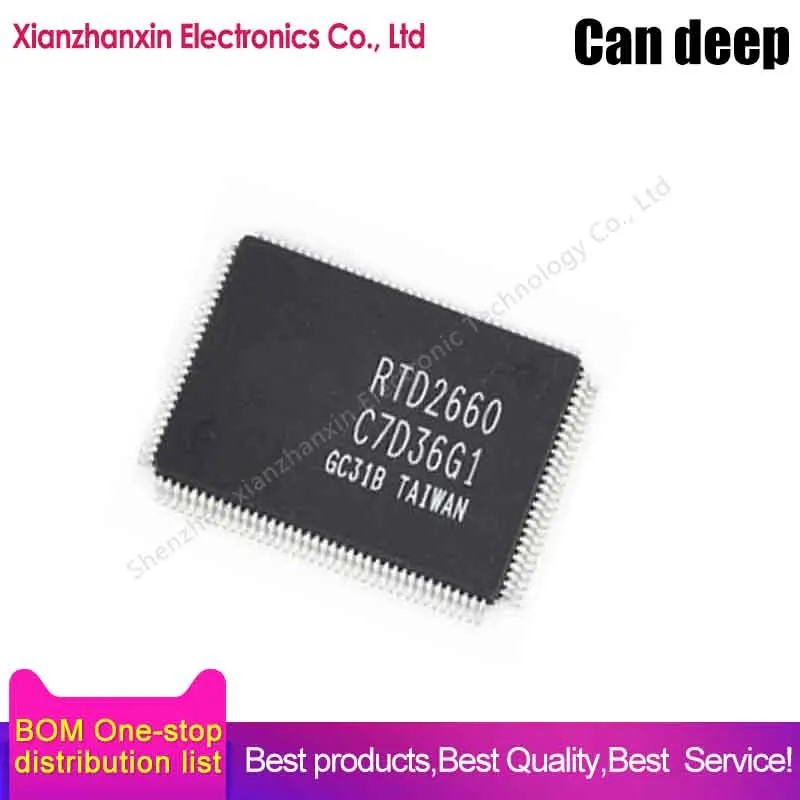 1PCS/LOT RTD2660 2660 LQFP128 Liquid crystal motherboard driver chip