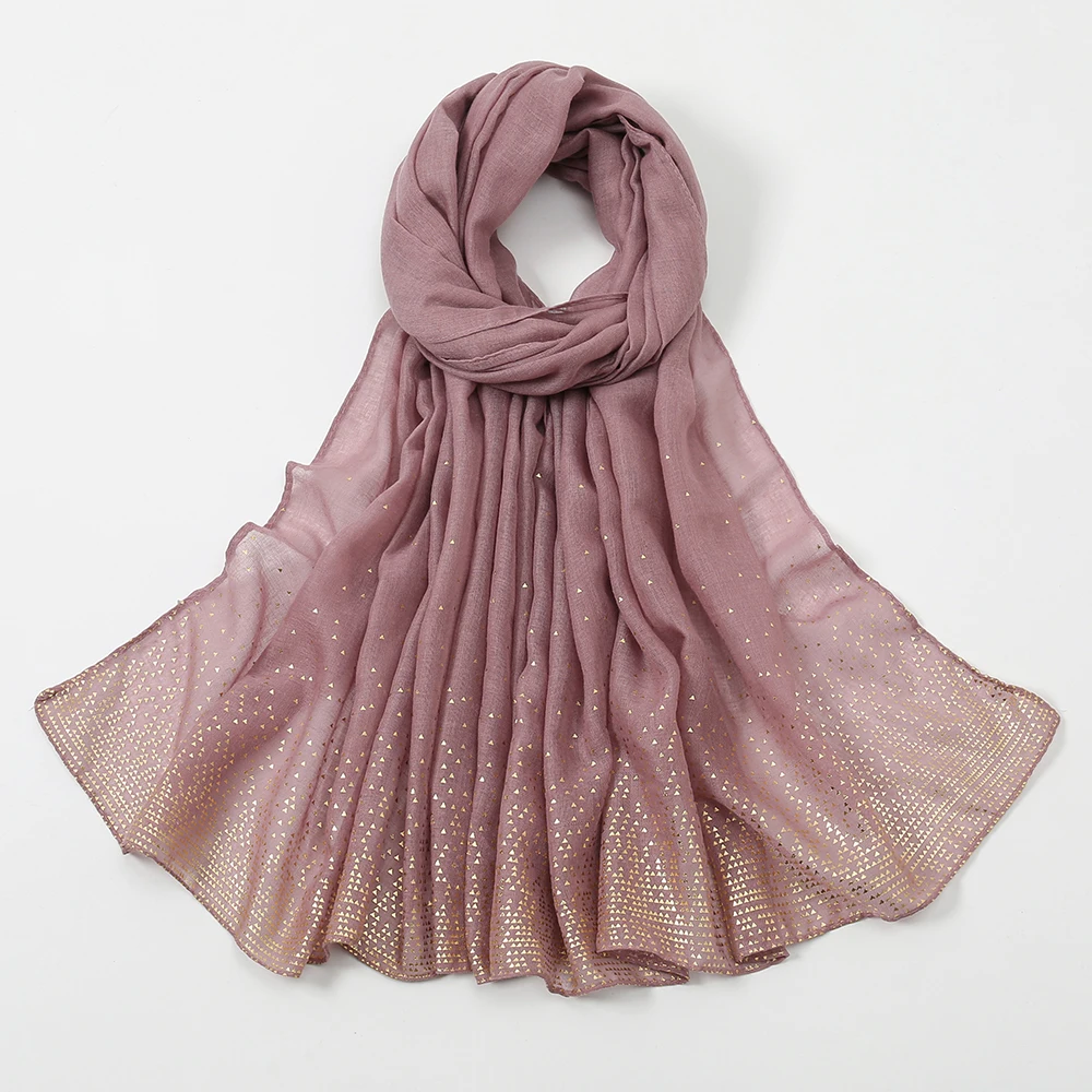 2023 женский модный роскошный брендовый Блестящий шарф, Женский Блестящий хиджаб с люрексом, шали и палантины, женский платок, дизайнерский 180*80 см