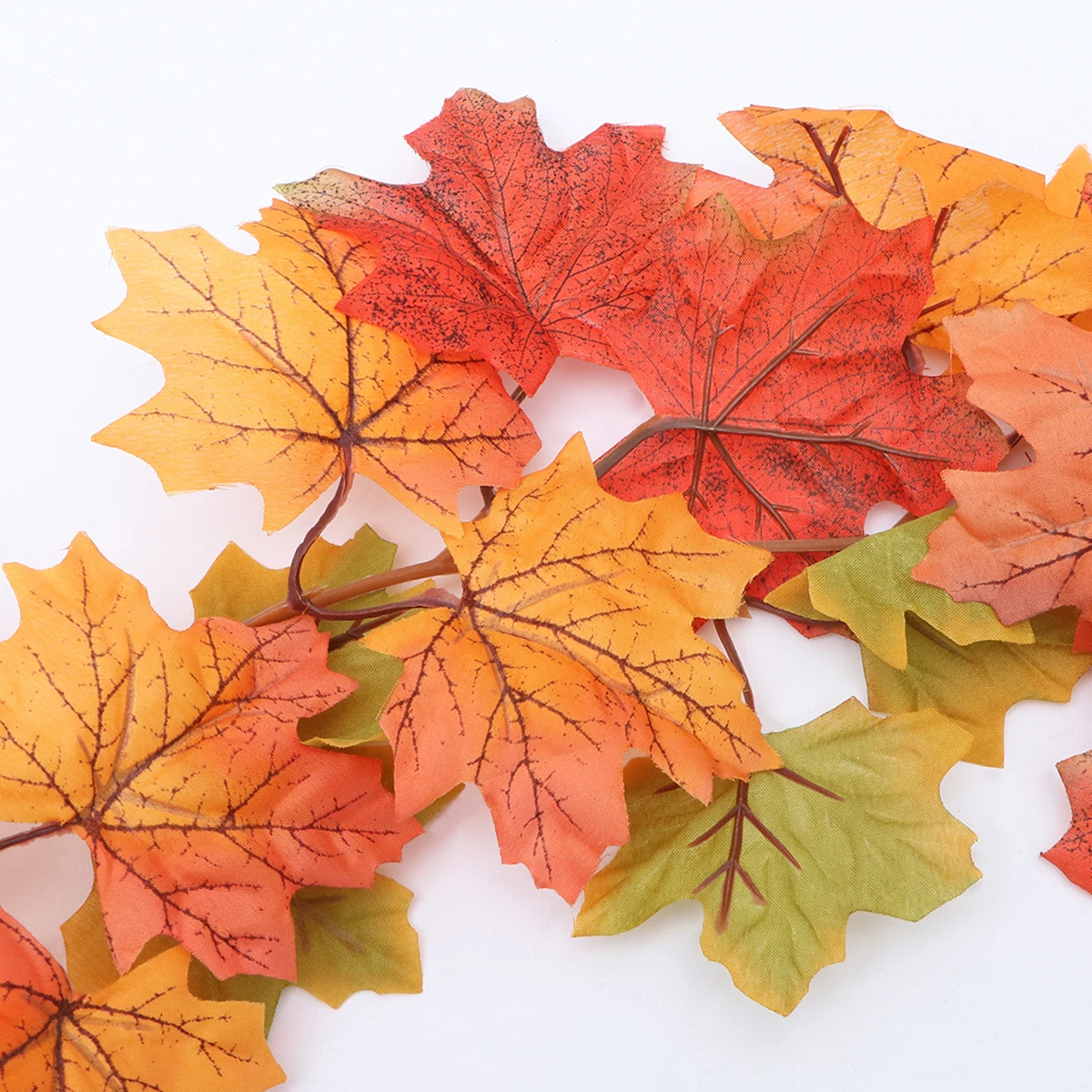 

1pc Artificial Maple Rattan Decorations Simulation Leaves Plant Vine Halloween Pendant Thanksgiving Day Gift
