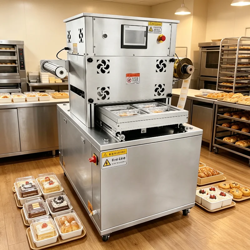 Semi Automatic Hot Sealing Machine Food Manual Desktop Fast Food Tray Sealing Machine for Plastic Containers Customized