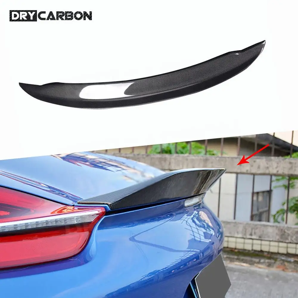 

Carbon Fiber Rear Trunk Duck Spoiler Wing for Porsche 981 Cayman Boxster Convertible 2013-2015 Duckbill Rear Wing Spoiler FRP