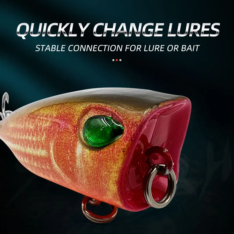 Anillos divididos acero inoxidable para pesca – Conectores señuelos - imagen 4