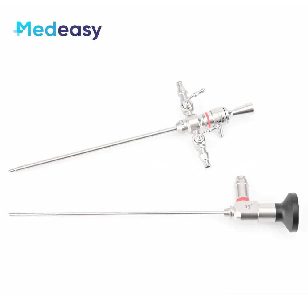 Rigid Arthroscope 2.7mm Set with Sheath Arthroscopic Endoscope Instruments for art-hrosc-opy