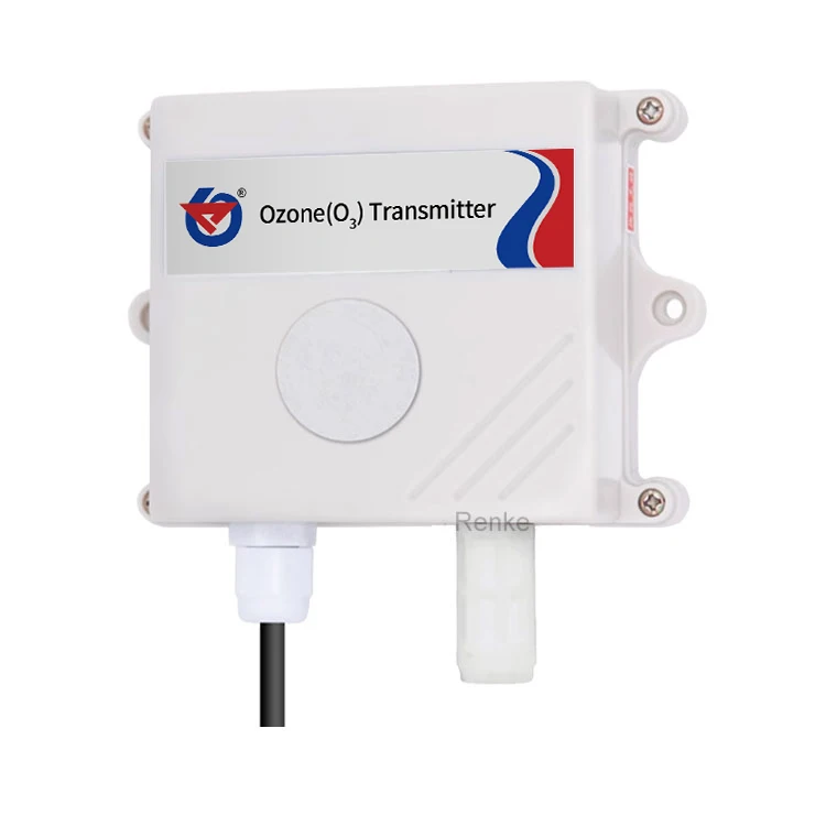 Wall Mounted O3 Gas Sensors Analog RS485 Modbus Ozone Air Detector