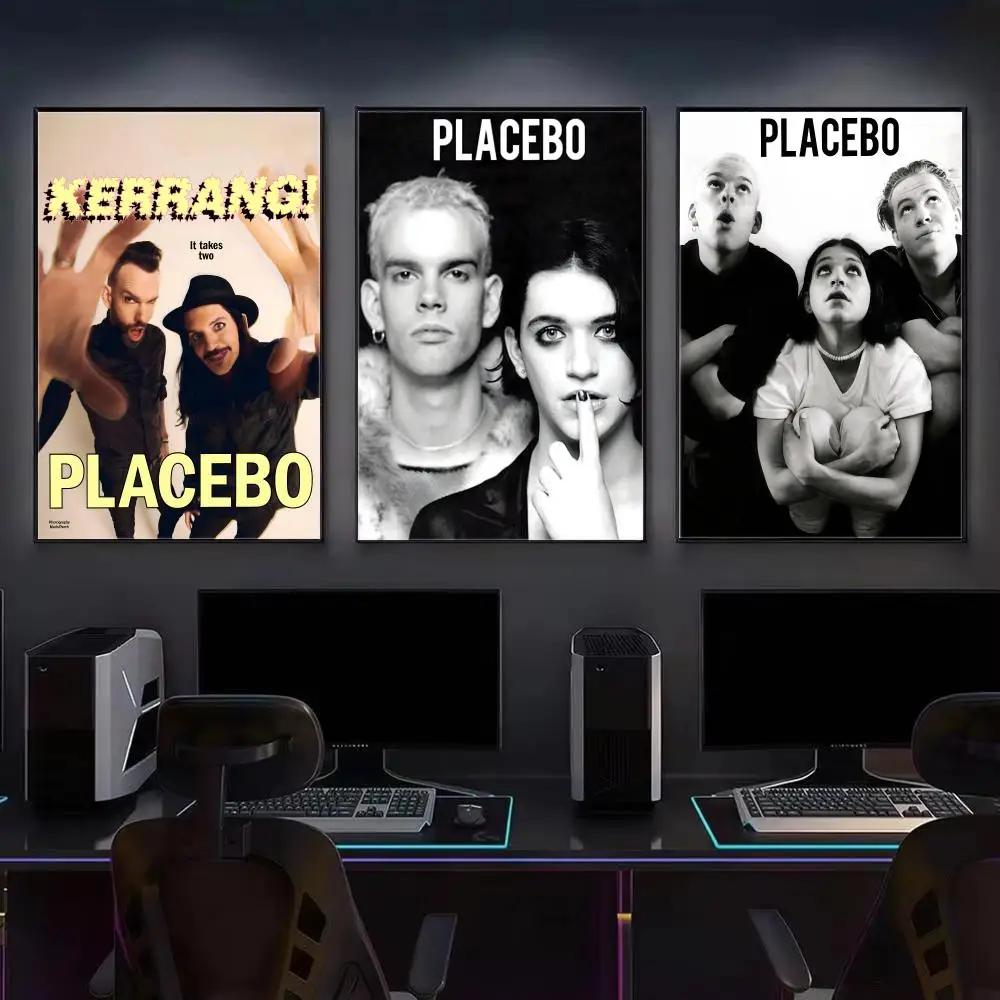 Poster Aesthetic HD Poster, Self-adhesive Wall Art Print, Modern Home Decor, Room Decoration Gift Idea Rock Band P-Placebo