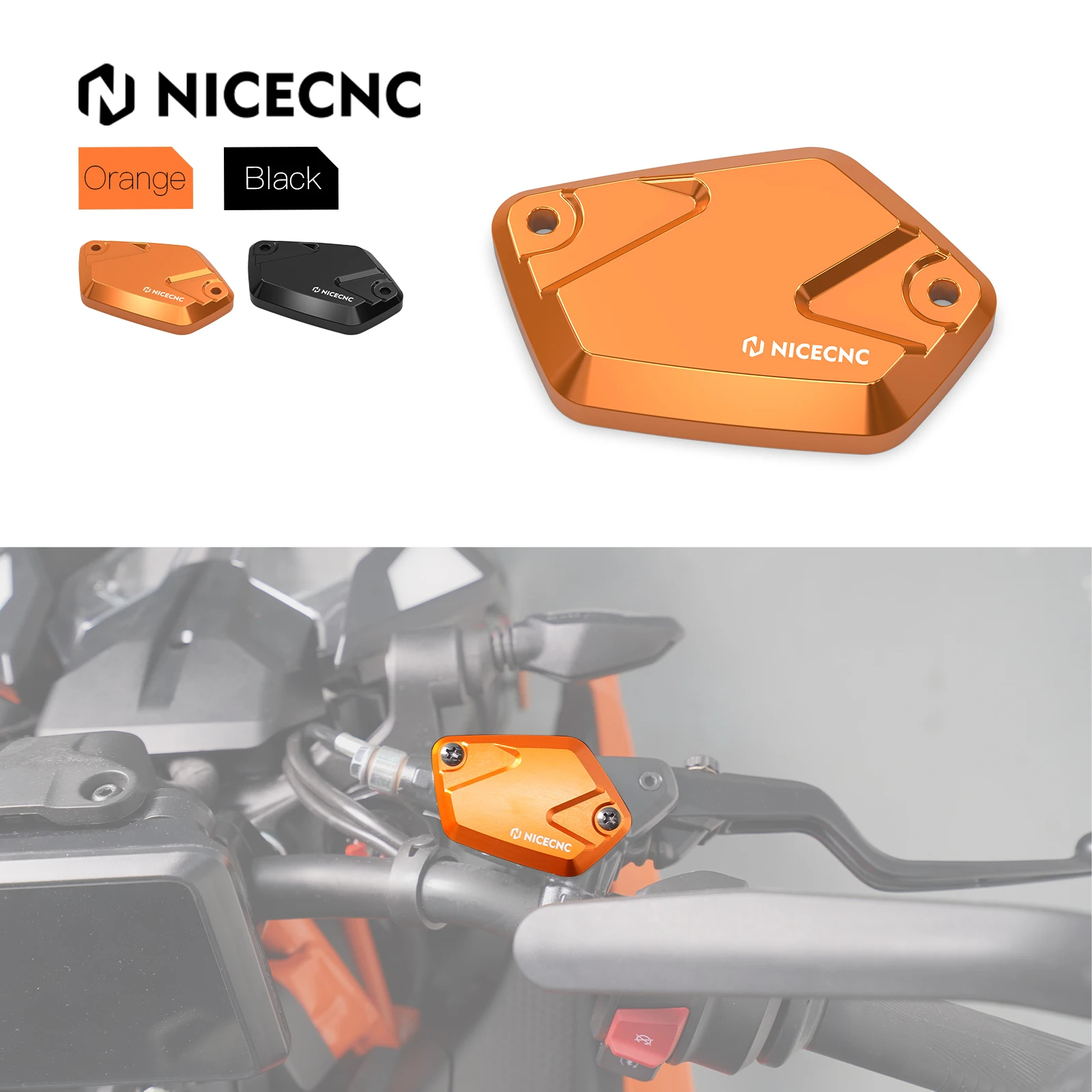 

For KTM 250/390 Duke 2024-2025 NICECNC Front Brake Fluid Reservoir Cover 390 Adventure R 390 SMC R 390 Enduro R 2025