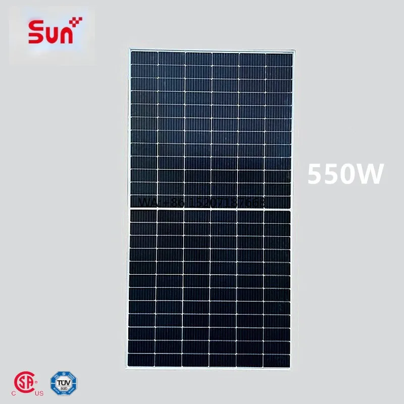 Sunplus Professional 550W Bifacial PV Modules for Solar Project US Stock