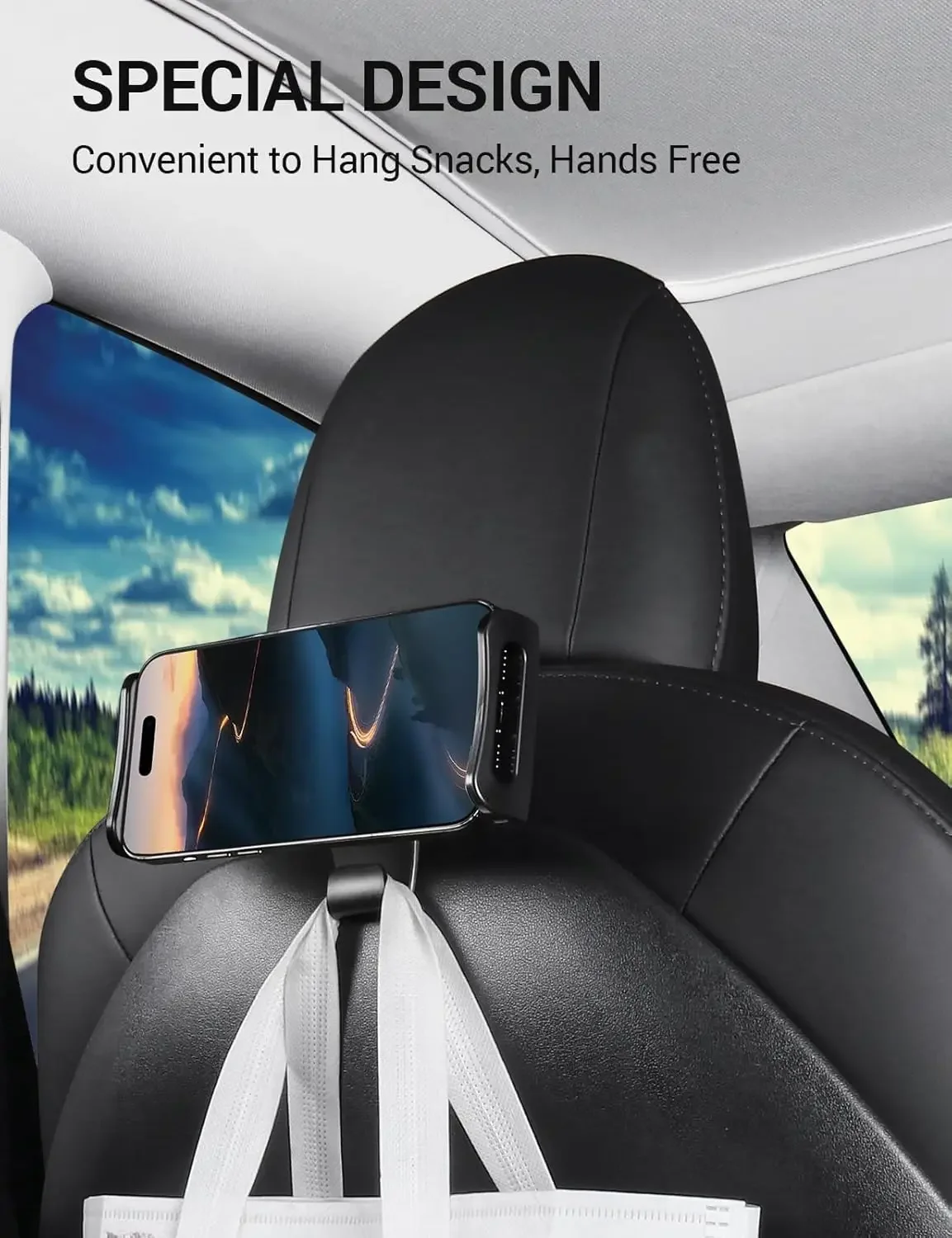 2024 Najnowszy uchwyt na tablet Tesla Model Y 3 Model S Model X LR/Plaid Headrest Tablet Mount Headrest Stand Cradle Akcesoria