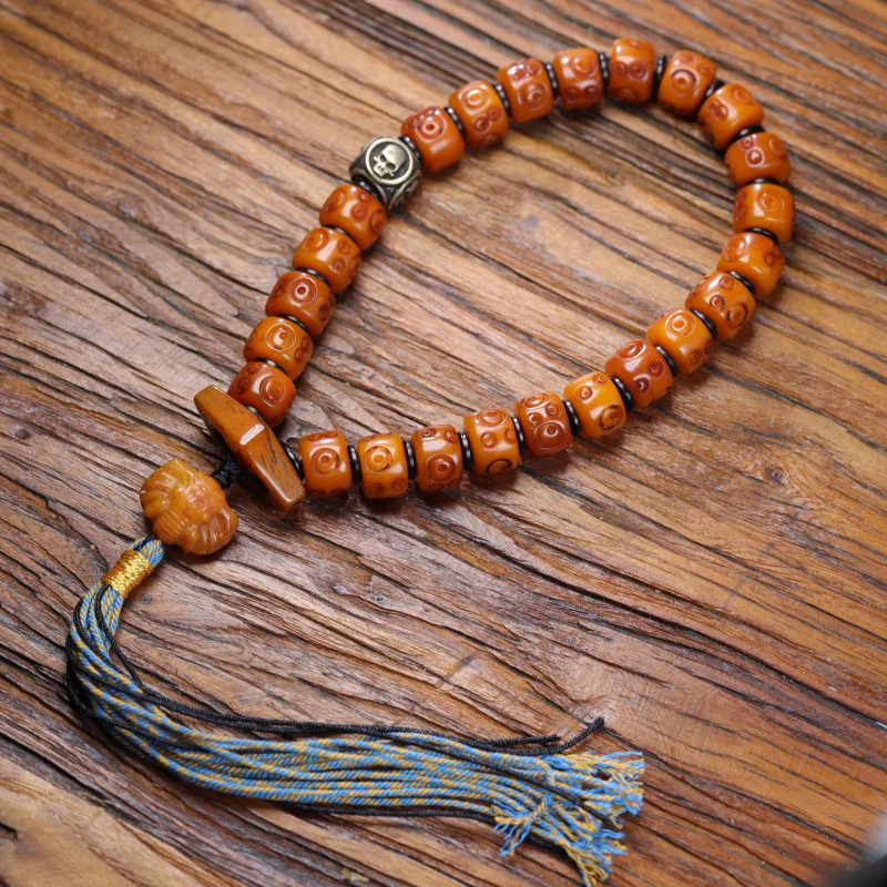 

Браслет яка Ручной молитвенный бисер Ювелирные изделия Кость Тибетский религиозный предмет