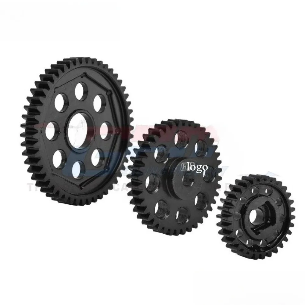 RC Motorcycle Upgrade Parts Medium Carbon Steel Transmission Gear Set for LOSI Promoto-MX 1/4 custom size Repair Accessories