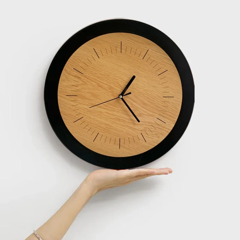 Memphis Style Round Wall Clock, Modern Simple Creative Wall Decor, Nordic Ins Style Home Decor For Living Room Bedroom​