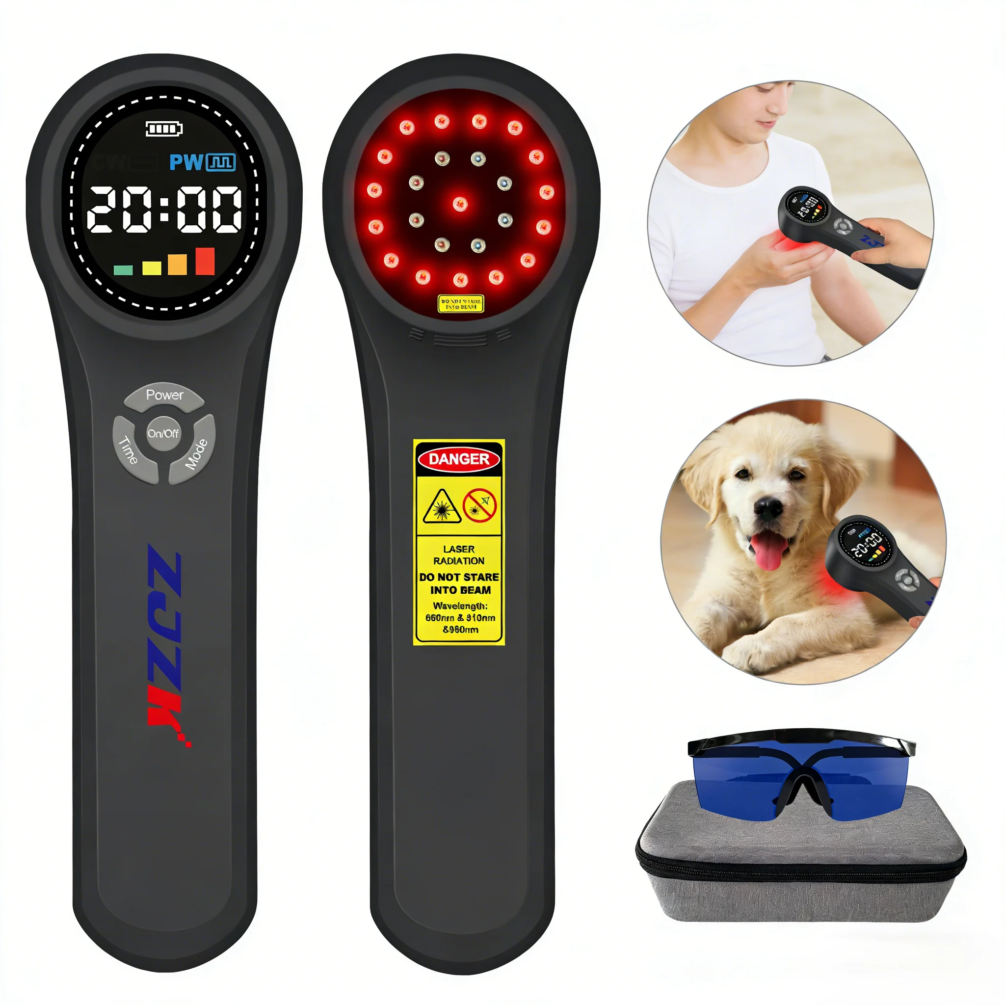 NEW2026 Pet Health Class 4 Cold Laser Therapy Machine for Arthritis Back Pain Relief LLLT Red Light Physiotherapy Use