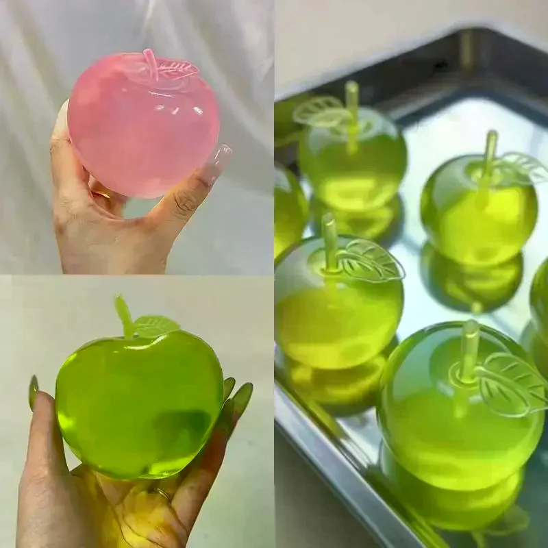 Smooth Texture Relieve Stress Slow Rebound Crystal Ball Ultra-Thin Soft Plasticity Squeeze Toy For Desk Relaxation & Office Gift