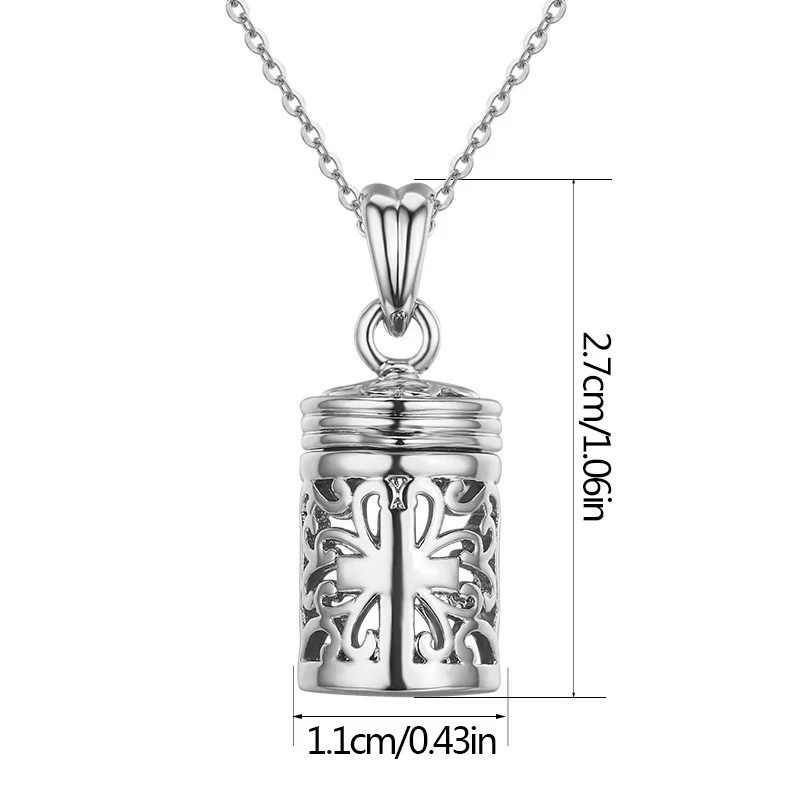 Gold Farbe Filligree parfüm Cut Out Flasche Ätherisches Öl Diffusor Halskette Frauen Pingente Chocker Halsketten & Anhänger Schmuck – Detail 24
