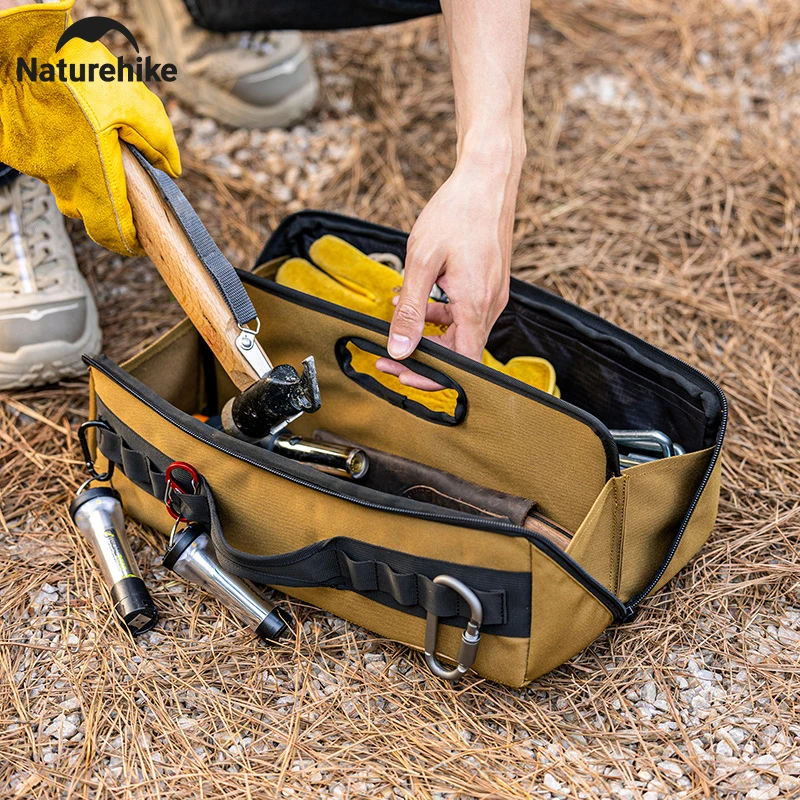 

Naturehike Multifunctional Tool Storage Bag Camping Portable Storage Bag Large Capacity Outdoor Hikng Travel Lamp Bag