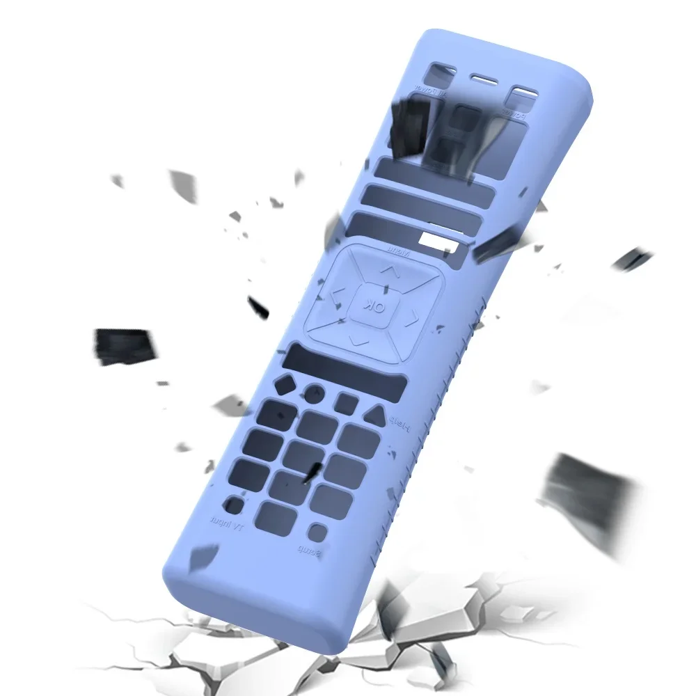 Protective Silicone Remote Case For xfinity xr11 Remote Controls Protective Case Simple Dustproof Protective Sleeve with Lanyard
