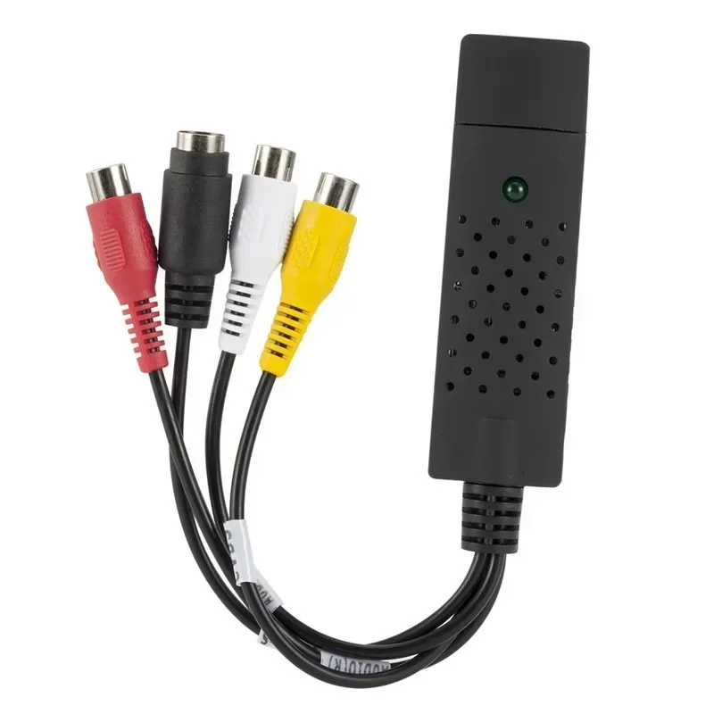 Adaptador de tarjeta de captura de audio y vídeo USB con cable USB Dispositivo de captura del convertidor de captura de vídeo USB