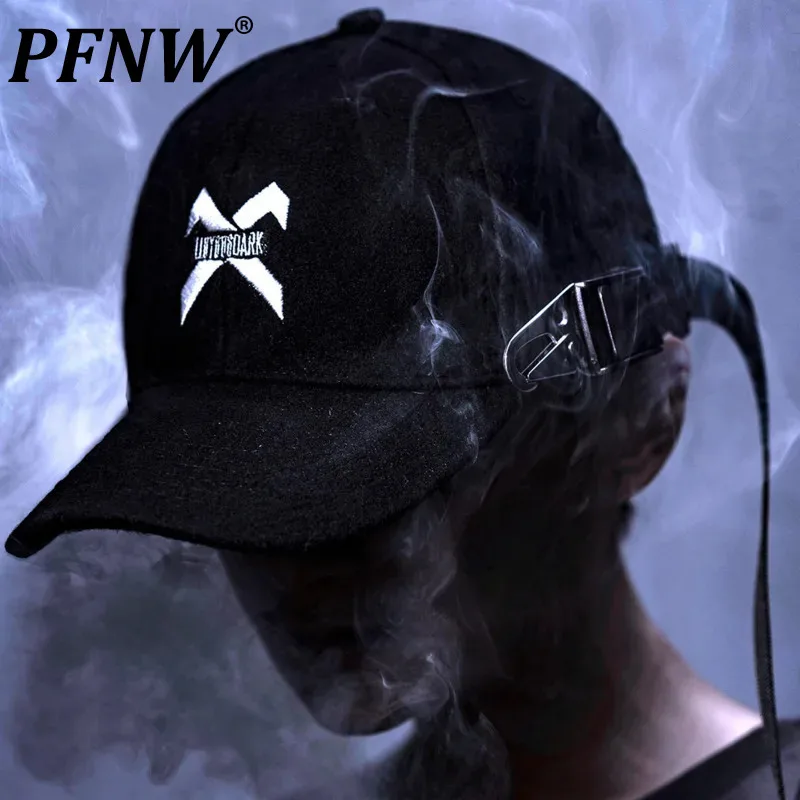 PFNW China-Chic Baseball Caps Men's And Women's Functional Workwear Woolen Hat Casual Sports Visors Unisex Accessories 12C1825