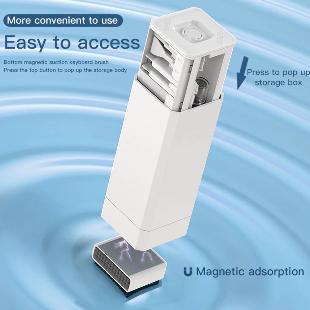 ชุดทําความสะอาดโทรศัพท์ 32 in 1 ชุดทําความสะอาดคีย์บอร์ดพร้อมพอร์ตชาร์จทําความสะอาดเครื่องทําความสะอาดหลายอุปกรณ์สําหรับหูฟังหน้าจอคอมพิวเตอร์