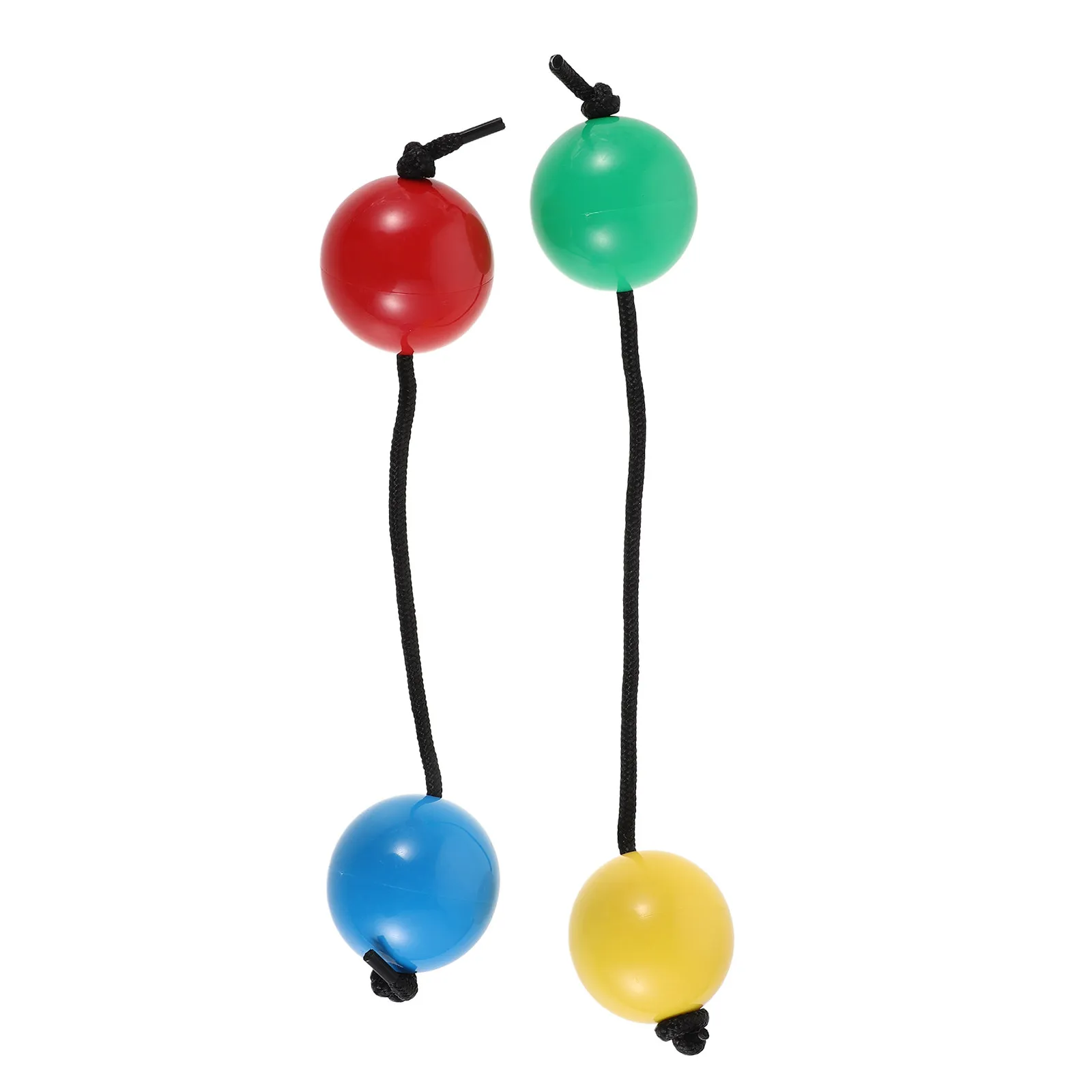 2Pcs Kashaka Shaker Double Balls African Percussion Instrument Handheld Rhythm Maracas for Party Music School Show Performance