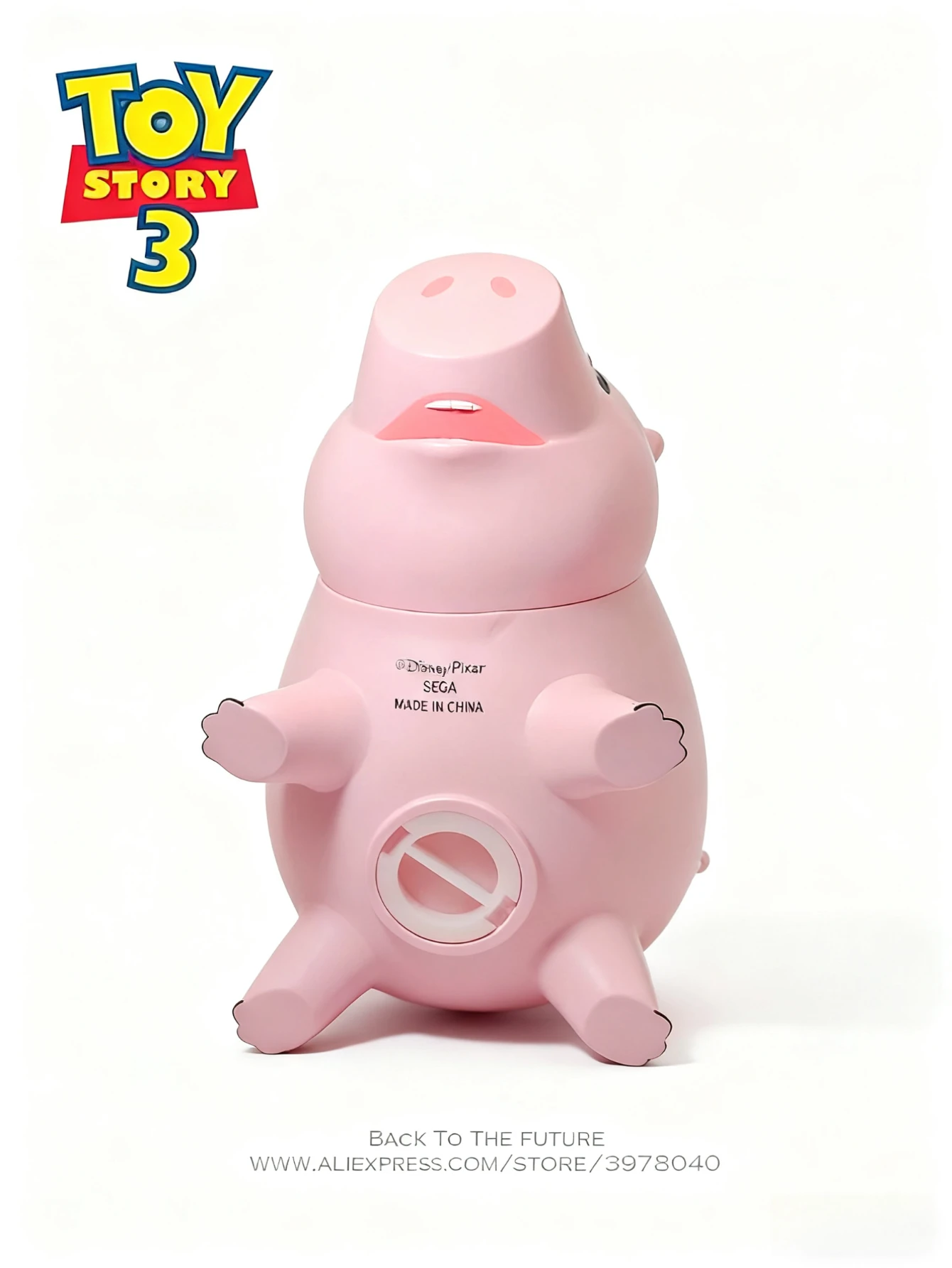 جديد ديزني قصة لعبة 4 لحم الخنزير البنك Q الطبعة 21 سنتيمتر بولي كلوريد الفينيل الوردي أصبع البنك حصالة كعكة الحلي نموذج هدايا الأطفال #6