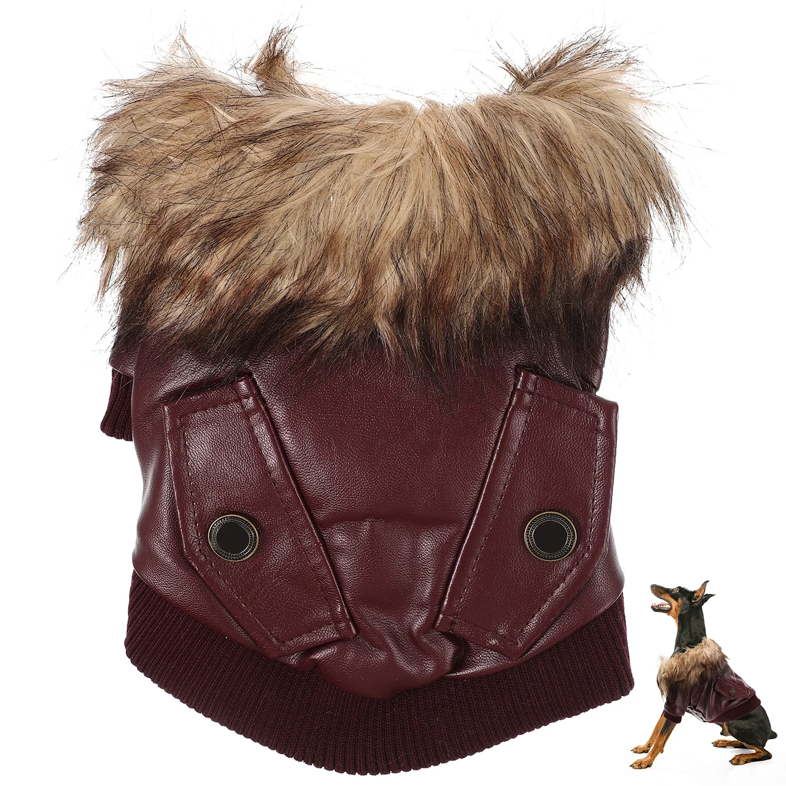

Warm Dog Jacket Winter Pet Clothing Stylish Costume Waterproof Windproof Puppy Clothes Comfortable Dog Apparel Reusable Pet Coat