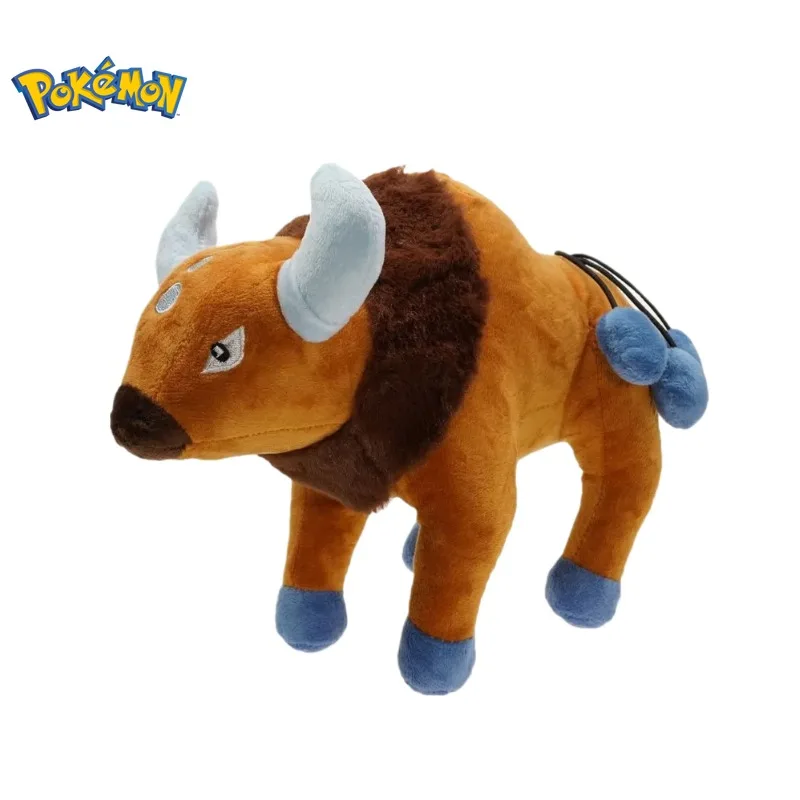 POKEMON Tauros Anime Plush Doll Toy Cartoon Anime Pokemon Plush Tauros Figure Doll Pokemon Girls Funny Gifts for Kids