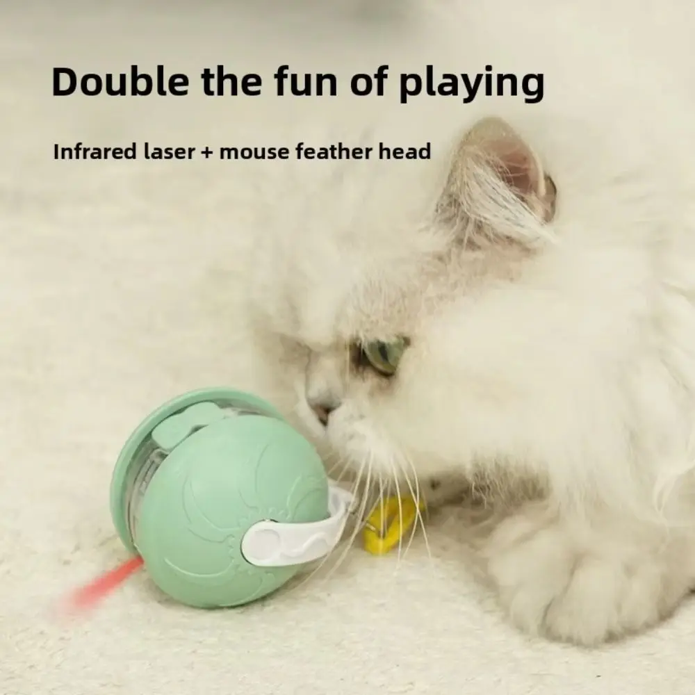 

Creative Infrared Automatic Rolling Ball Voice Alert Bite-resistant Cat Infrared Interactive Ball USB Rechargeable Low-Noise