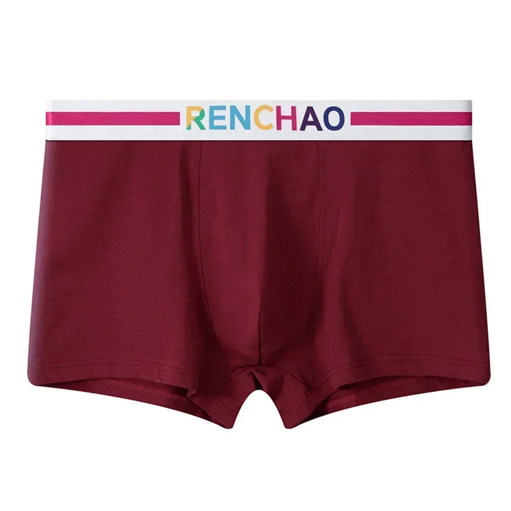 

Pouch Briefs Breathable Trunks Casual Wear White Cotton Boxer Shorts For Men 5 Spandex Material 95 Cotton Fabric